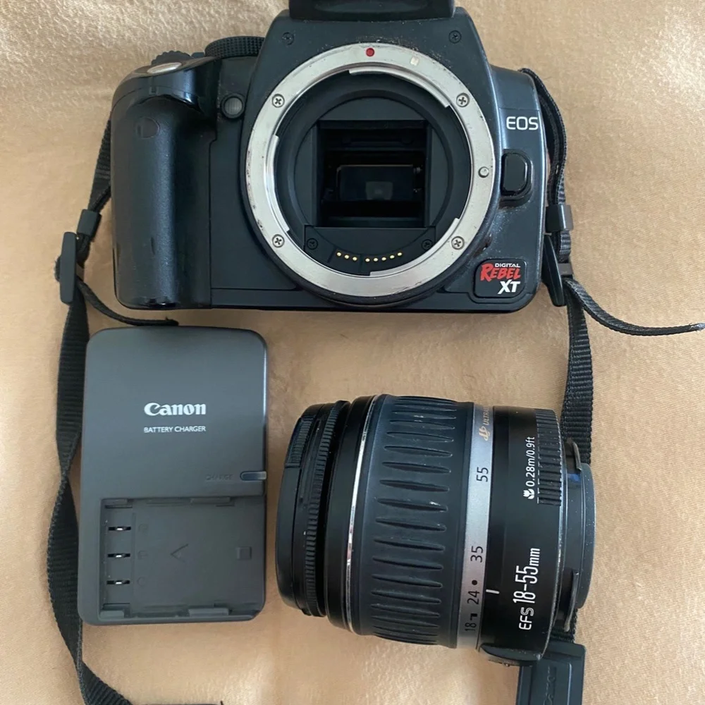 Canon EOS Rebel XT 8 Megapixel Digital SLR Camera